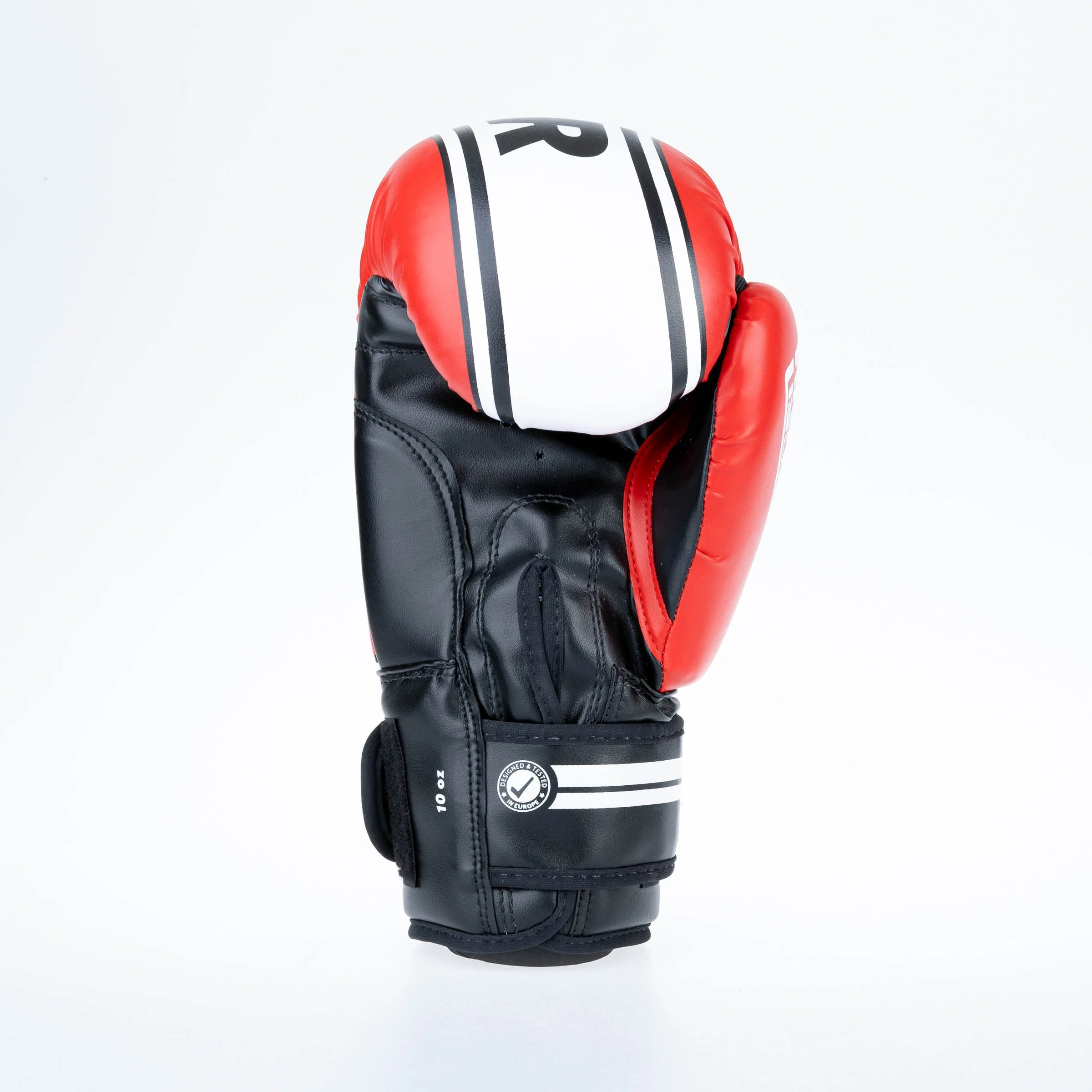 Fighter Boxing Gloves Basic Stripe - red – Image 3