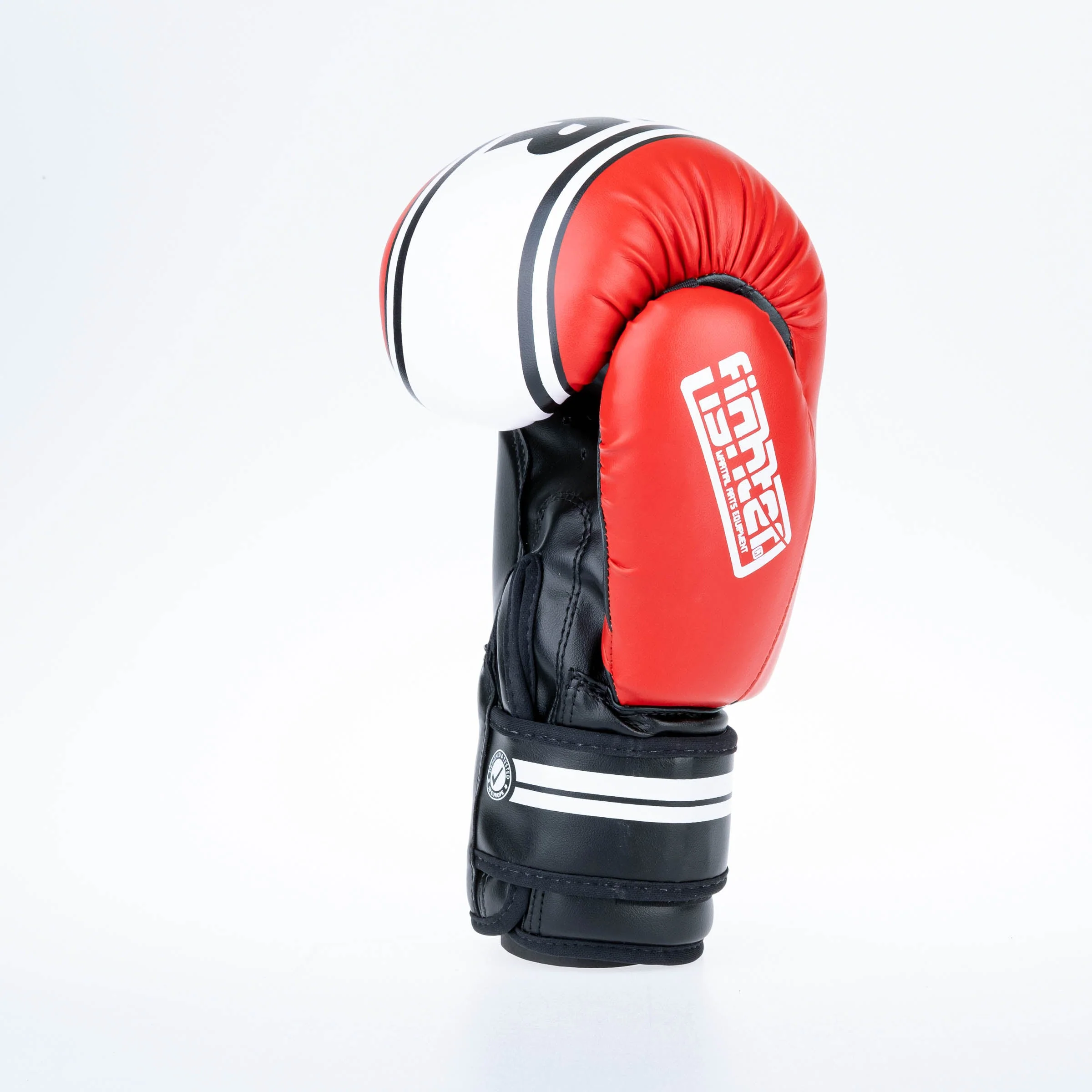 Fighter Boxing Gloves Basic Stripe - red – Image 4