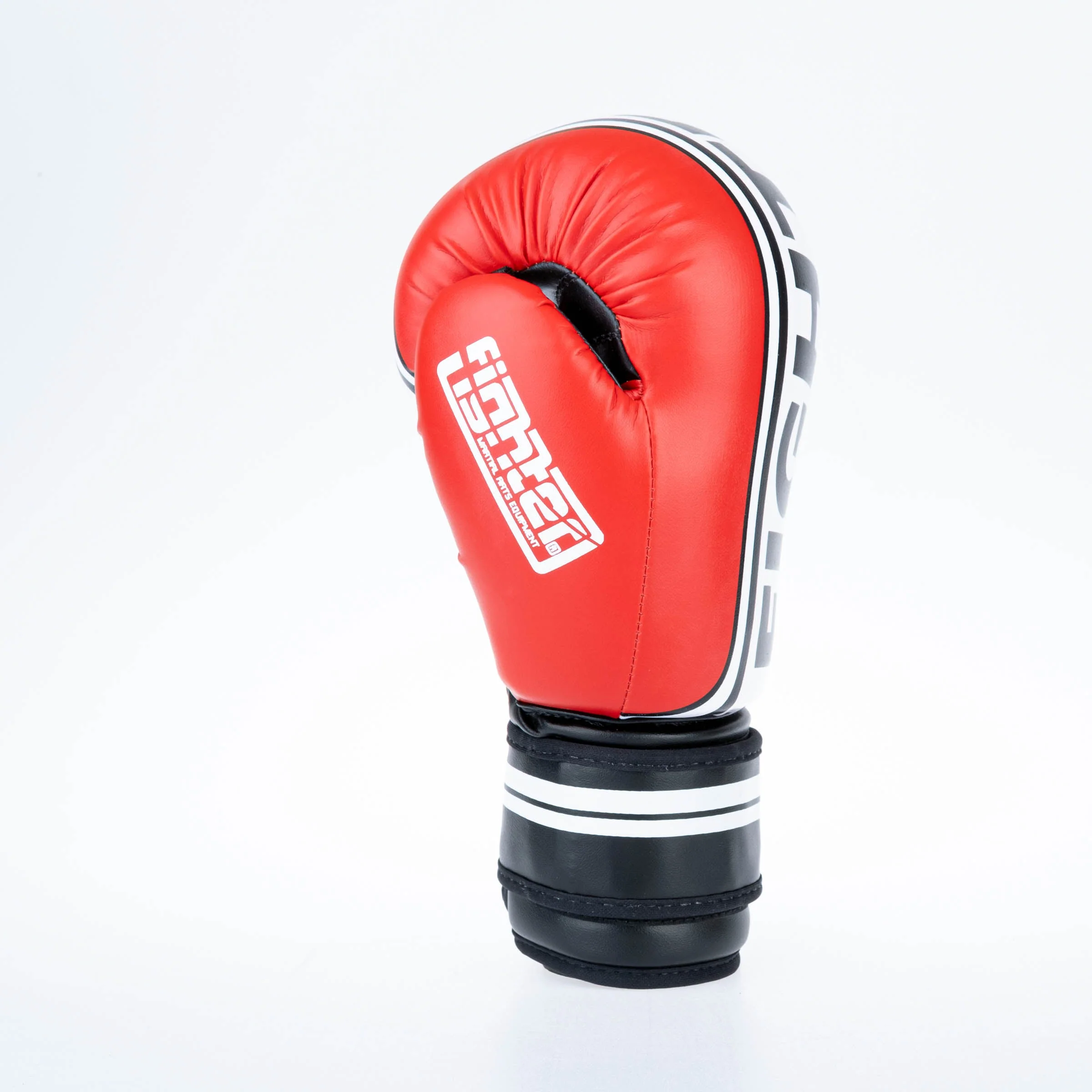 Fighter Boxing Gloves Basic Stripe - red – Image 5