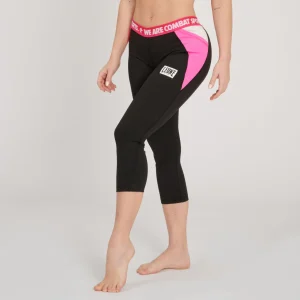 Leggings capri femme Leone Logo Wacs ABX149