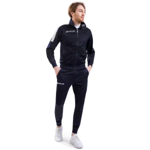 Fitness Suit Givova Revolution - black, TR033BLWH