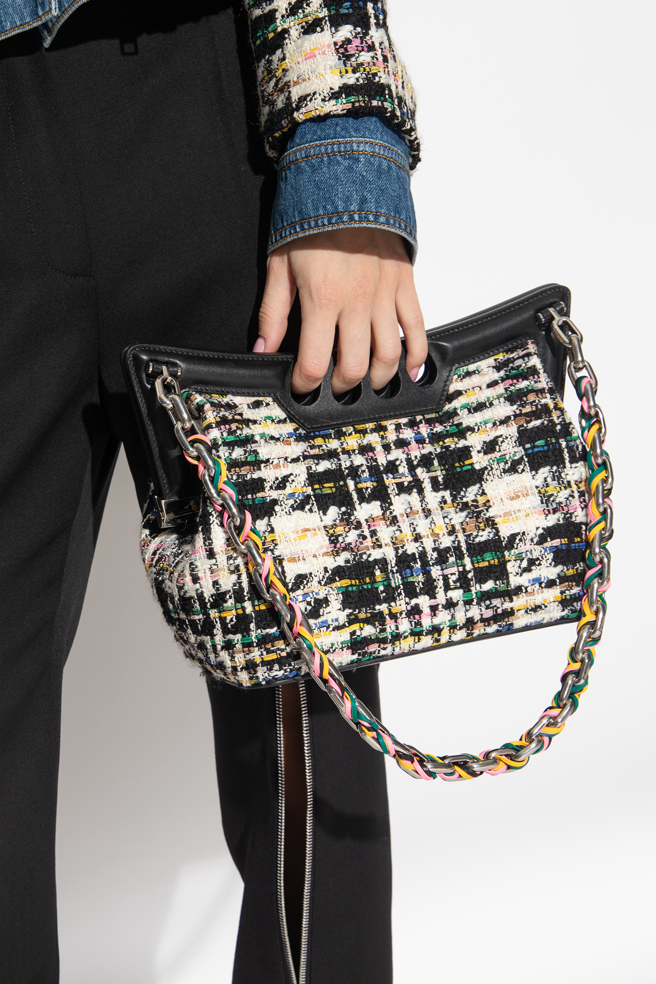 Alexander McQueen – Sac Small Peak Tweed – Image 2