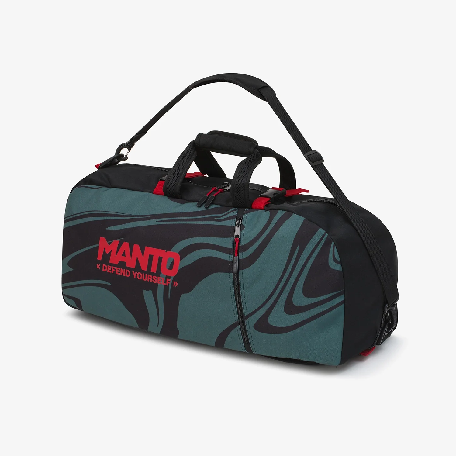 Grand sac à dos Manto Grid Vert – Image 3