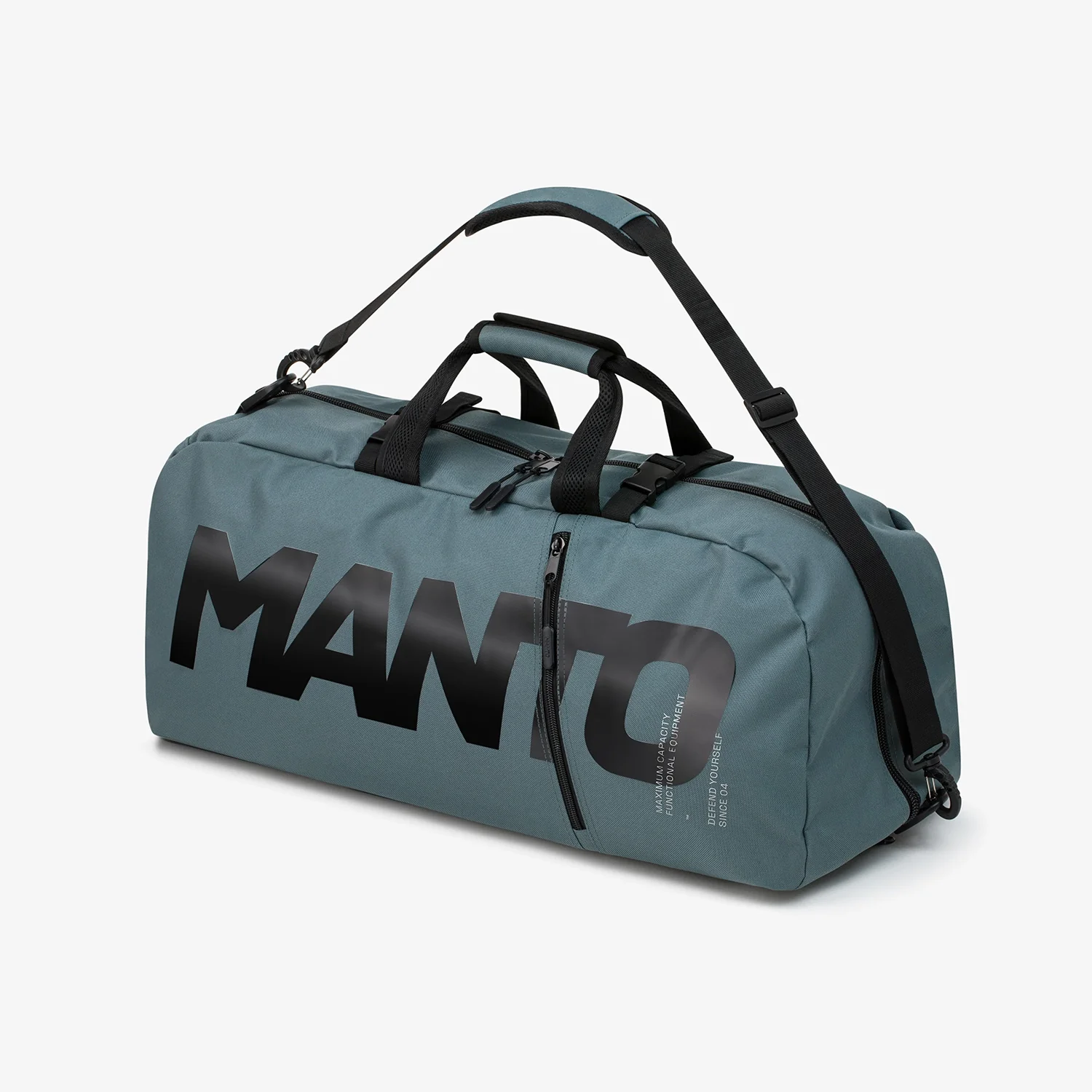 Grand sac à dos Manto Logotype Gris – Image 3