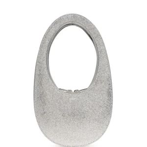 Coperni – Sac Mini Swipe – Glitter – Argent