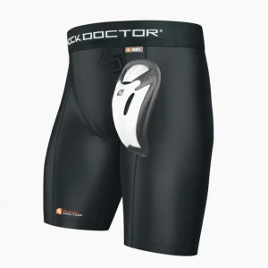Shorts à compression Shock Doctor avec Coquille BioFlex