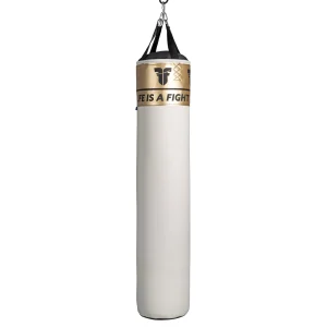 Fighter Boxing Bag Fitness – 120 cm / 150 cm - white/gold