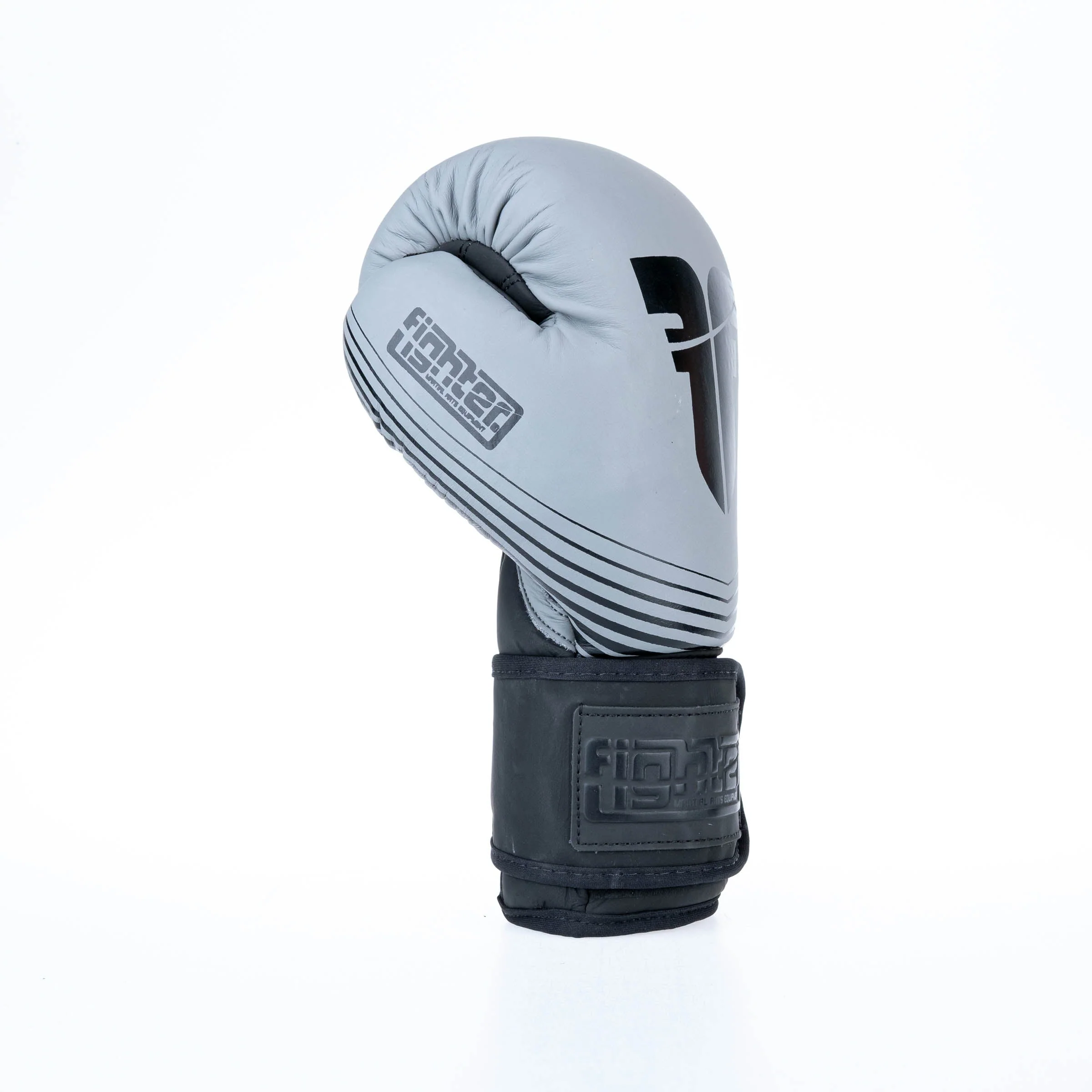 Fighter Boxing Gloves SPLIT Stripes - gray/black – Image 5