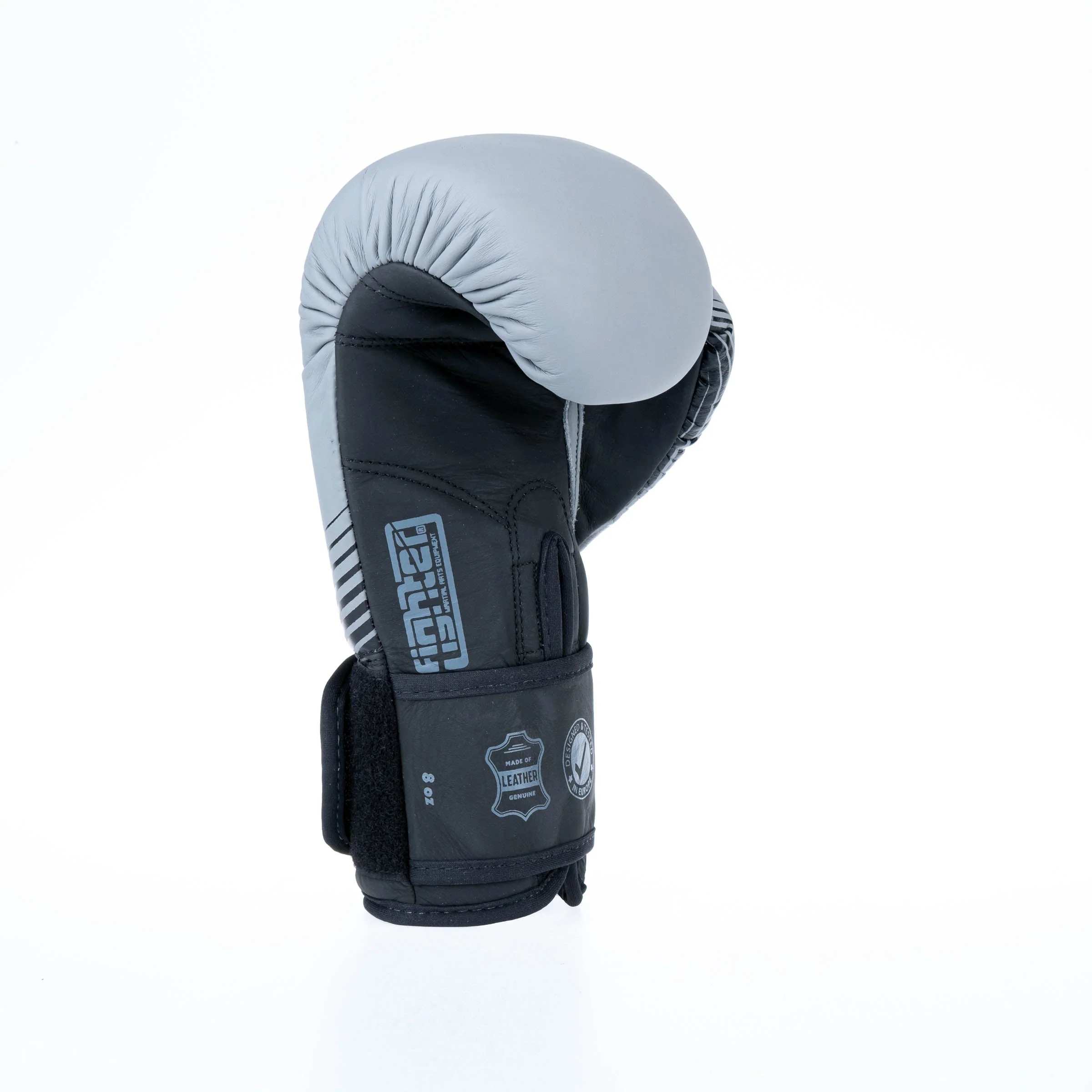 Fighter Boxing Gloves SPLIT Stripes - gray/black – Image 8