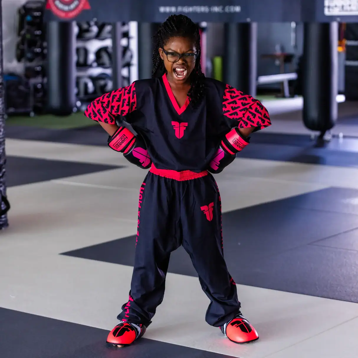 Fighter Uniform - black/pink, FSCU-WRD-0207 – Image 3