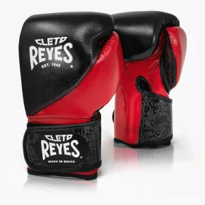 Gants de boxe Cleto Reyes Entraînement Haute Précision CE7 Noir-Rouge