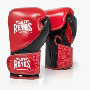 Gants de boxe Cleto Reyes Entraînement de Haute Précision CE7 Rouge-Noir