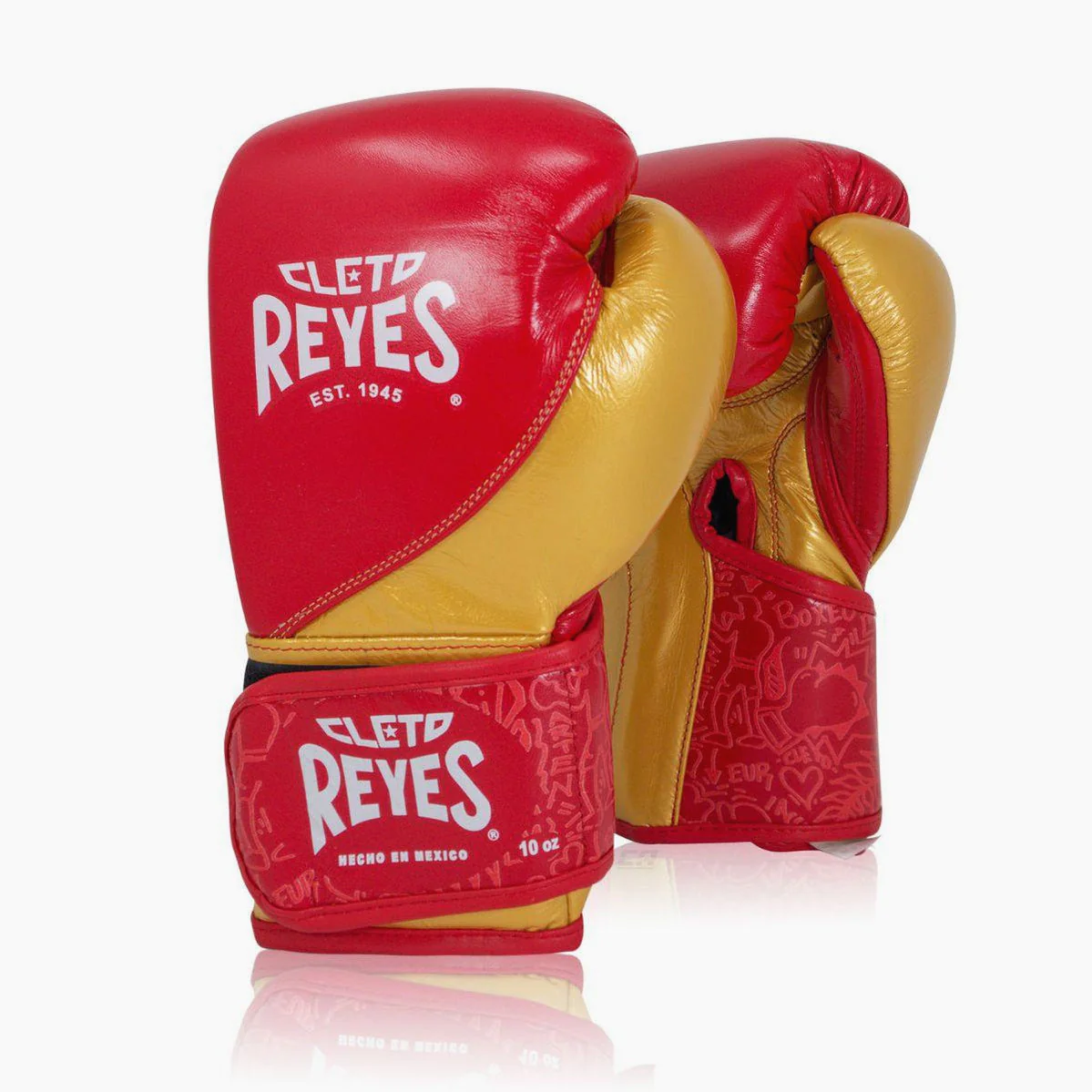Gants de boxe Cleto Reyes Entraînement Haute Précision CE7 Rouge-Or – Image 2