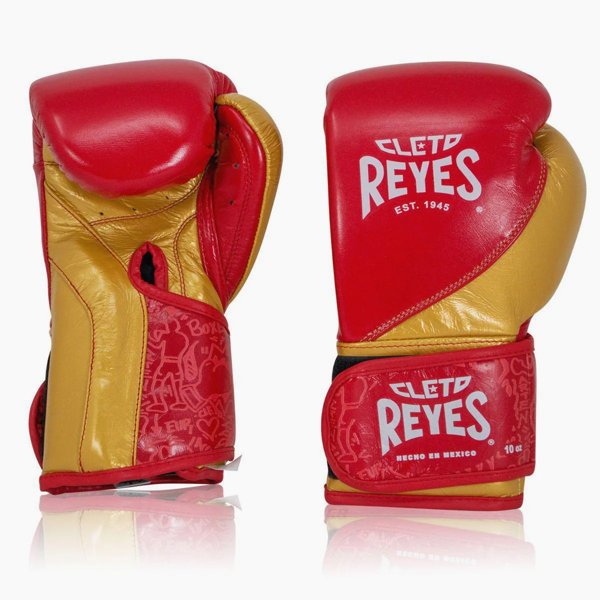 Gants de boxe Cleto Reyes Entraînement Haute Précision CE7 Rouge-Or – Image 4