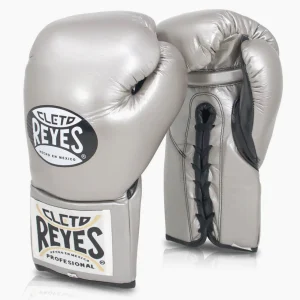 Gants de boxe Cleto Reyes Professionnel CB2 Platine avec lacets