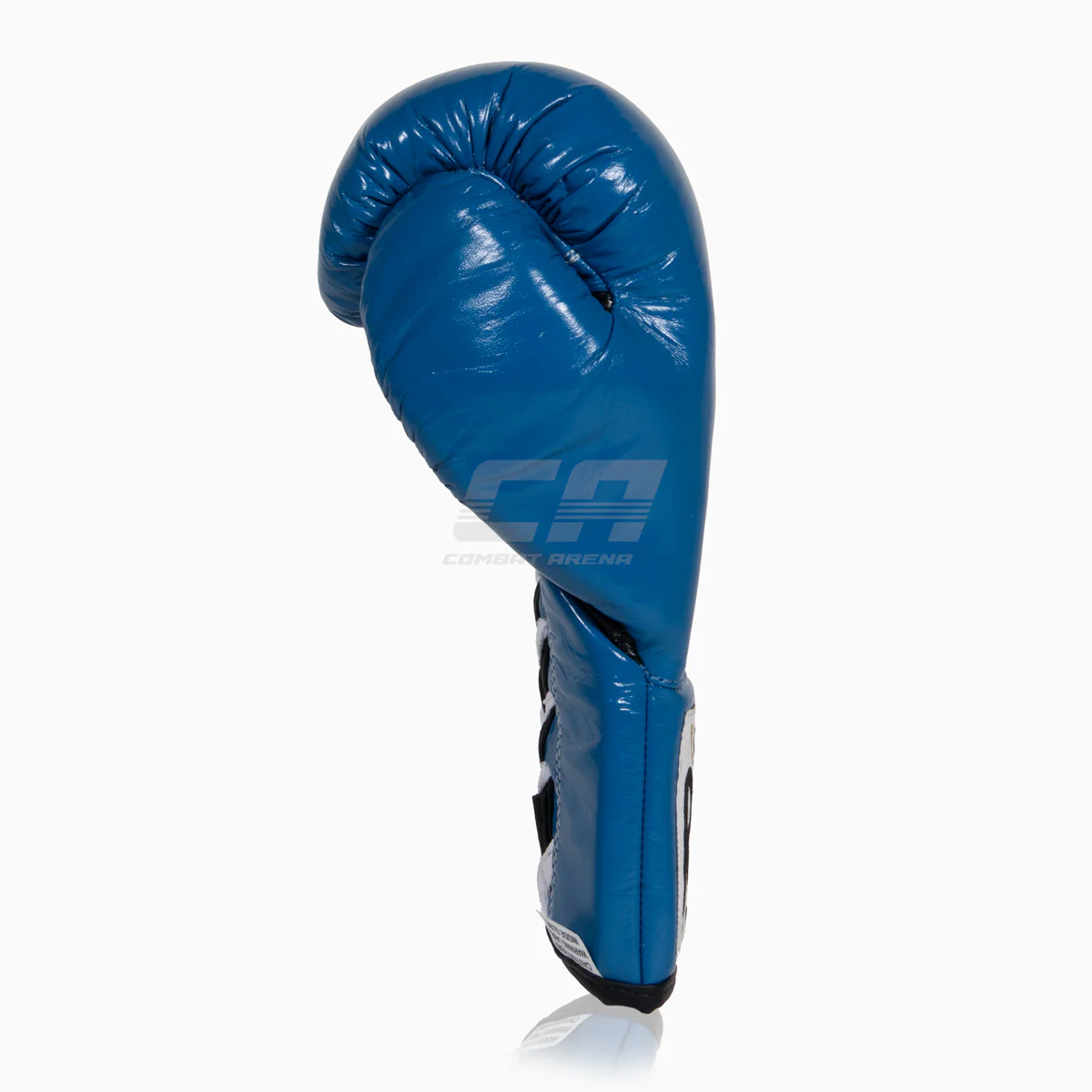 Gants de boxe Cleto Reyes Professionnel CB2 Bleu-noir avec lacets – Image 4