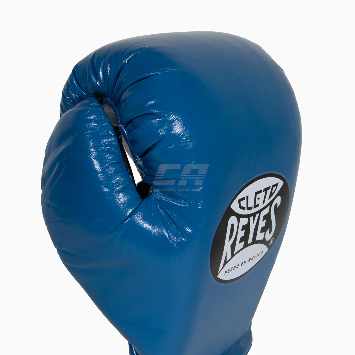 Gants de boxe Cleto Reyes Professionnel CB2 Bleu-noir avec lacets – Image 6