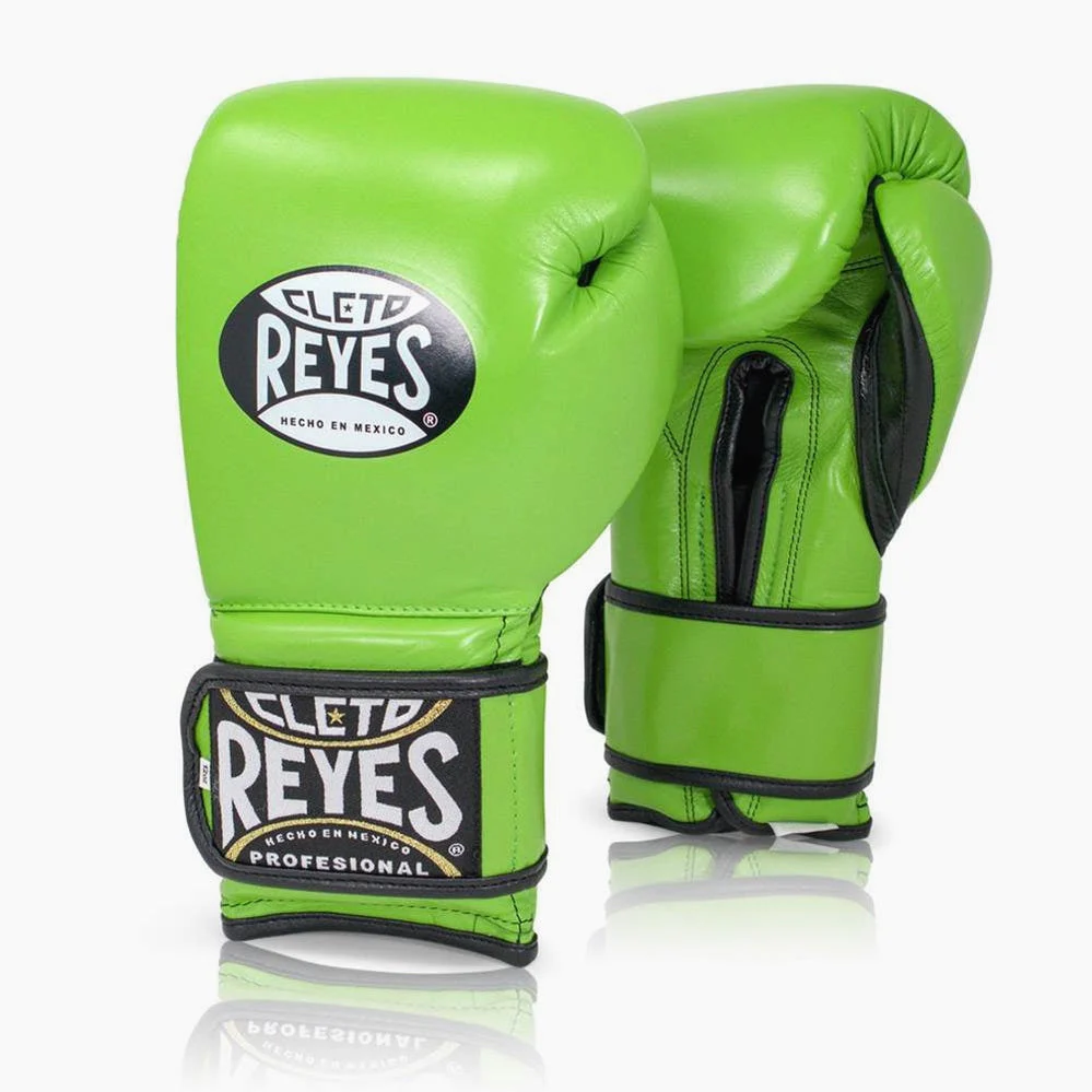 Gants de boxe Cleto Reyes Sparring CE6 Vert Lime