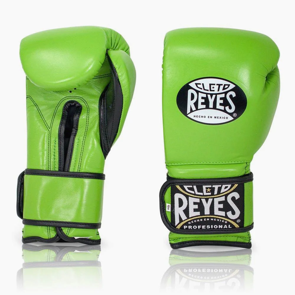 Gants de boxe Cleto Reyes Sparring CE6 Vert Lime – Image 3