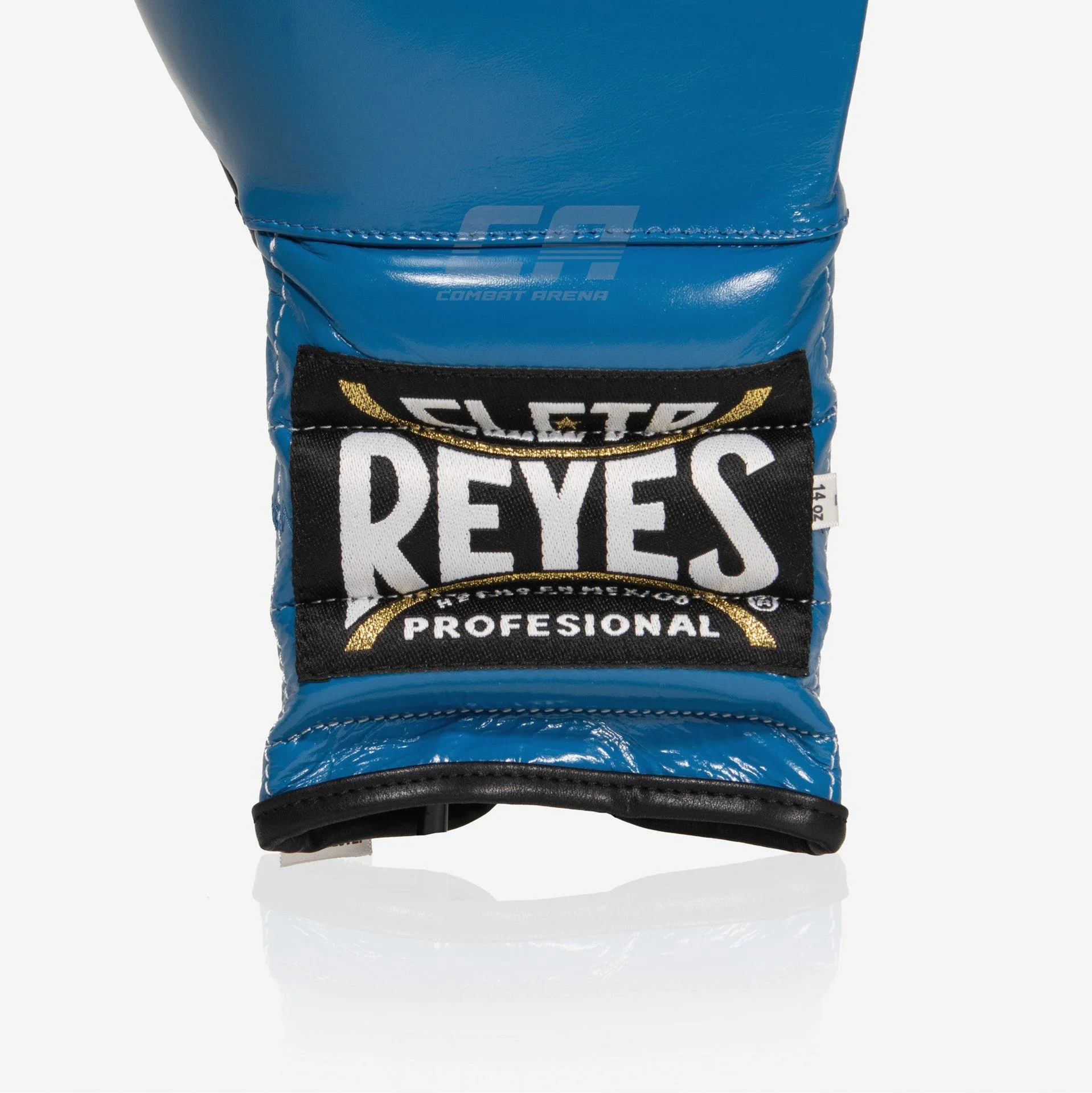 Gants de boxe Cleto Reyes Entraînement Traditionnel CE4 Bleu-noir avec lacets – Image 6