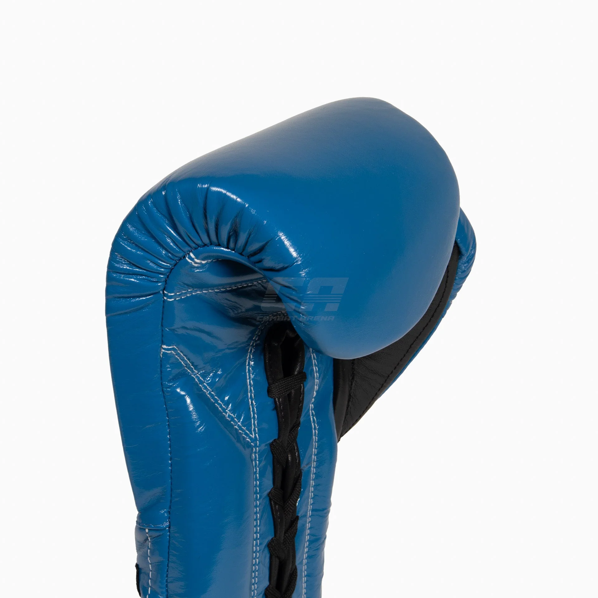 Gants de boxe Cleto Reyes Entraînement Traditionnel CE4 Bleu-noir avec lacets – Image 8