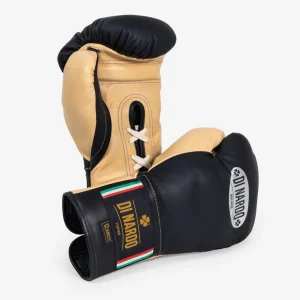 Gants de boxe Di Nardo avec Lacets 12 Oz Noir-sable
