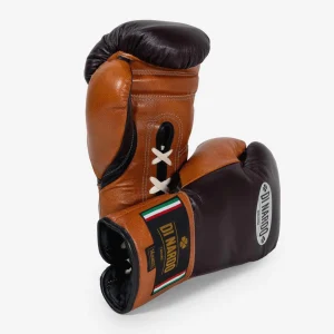 Gants de boxe Di Nardo avec Lacets 14 Oz Bourgogne-cognac