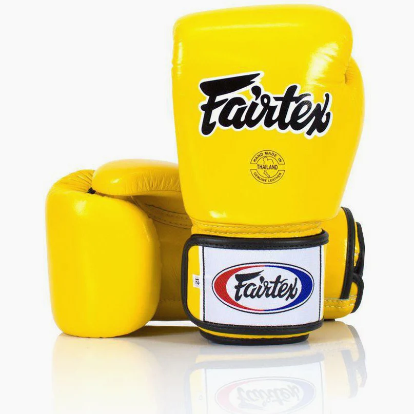 Gants de Muay Thai Fairtex BGV1 Jaune