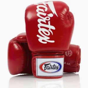 Gants de Muay Thai Fairtex BGV19 Deluxe Rouge