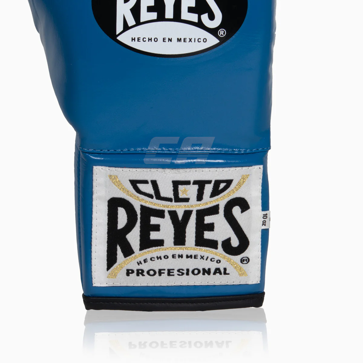 Gants de boxe Cleto Reyes Professionnel CB2 Bleu-noir avec lacets – Image 9