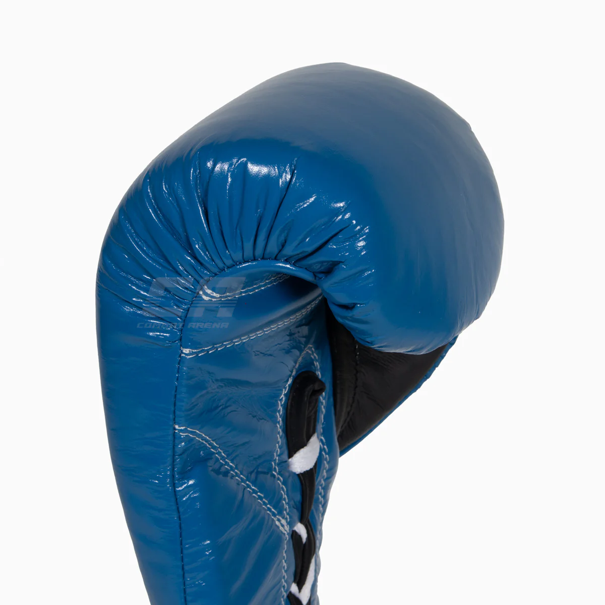 Gants de boxe Cleto Reyes Professionnel CB2 Bleu-noir avec lacets – Image 7