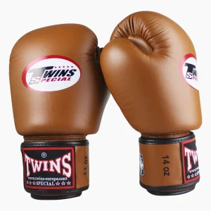 Gants de Muay Thai Twins Special BGVL3 Rétro Marron