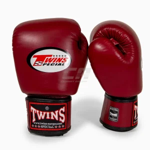 Gants de Muay Thai Twins Special BGVL3 Vin Rouge