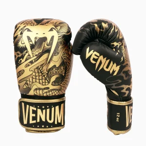Gants de boxe Venum Vol du Dragon Noir-bronze