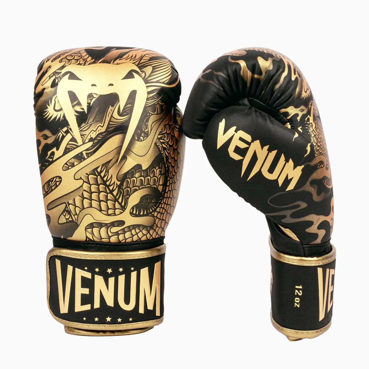Gants de boxe Venum Vol du Dragon Noir-bronze – Image 2