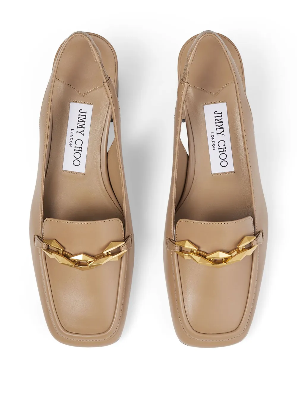 Jimmy Choo – Escarpin Diamond Tilda – Camel – Image 4