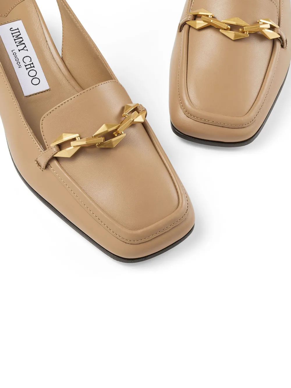 Jimmy Choo – Escarpin Diamond Tilda – Camel – Image 5