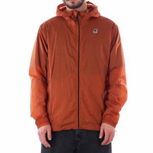 K-Way – Veste Cleon Nylon – Orange Cooper