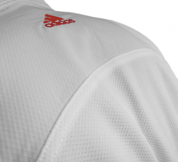 Karategi Adidas Kumite Adilight Primegreen WKF Bandes Rouges – Image 6