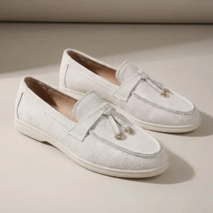 Mocassin Femme Souple Rétro