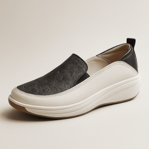 Mocassins Femme Confort à Semelle Compensée