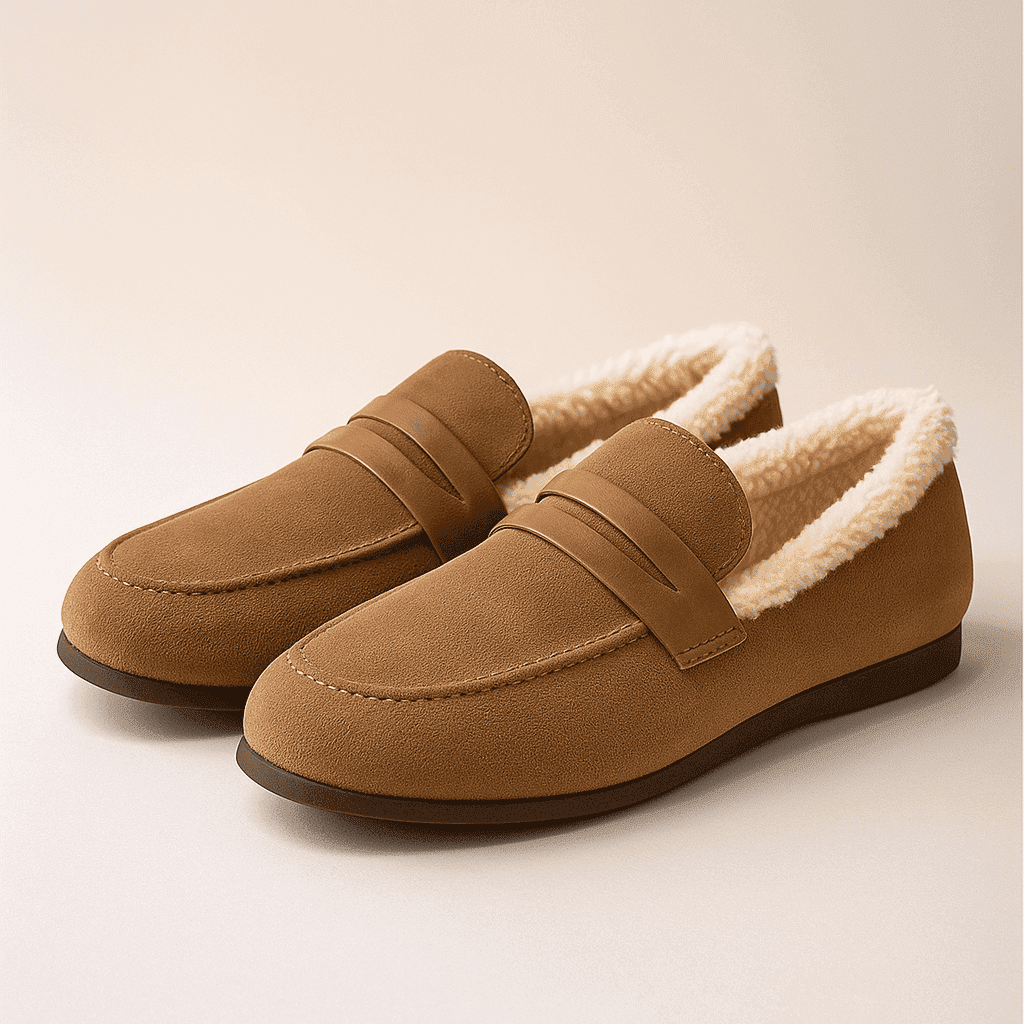 Mocassins Femme Hiver en Suédine avec Doublure Fourrée – Image 3