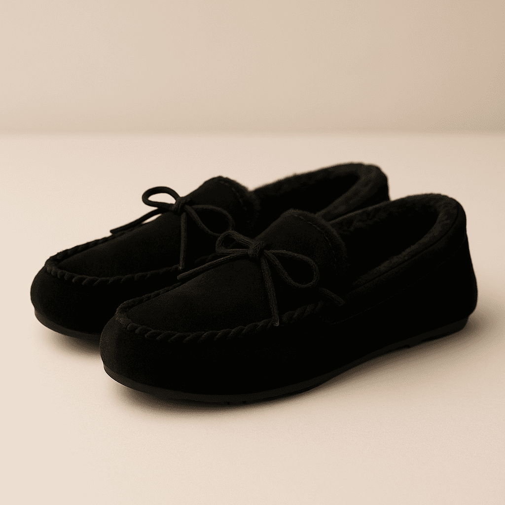 Mocassins Femme en Suédine Fourrés – Image 5