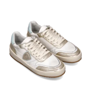 Philippe Model – Nice – Blanc / Vert D&rsquo;eau