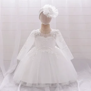 Robe Baptême Tulle Bébé