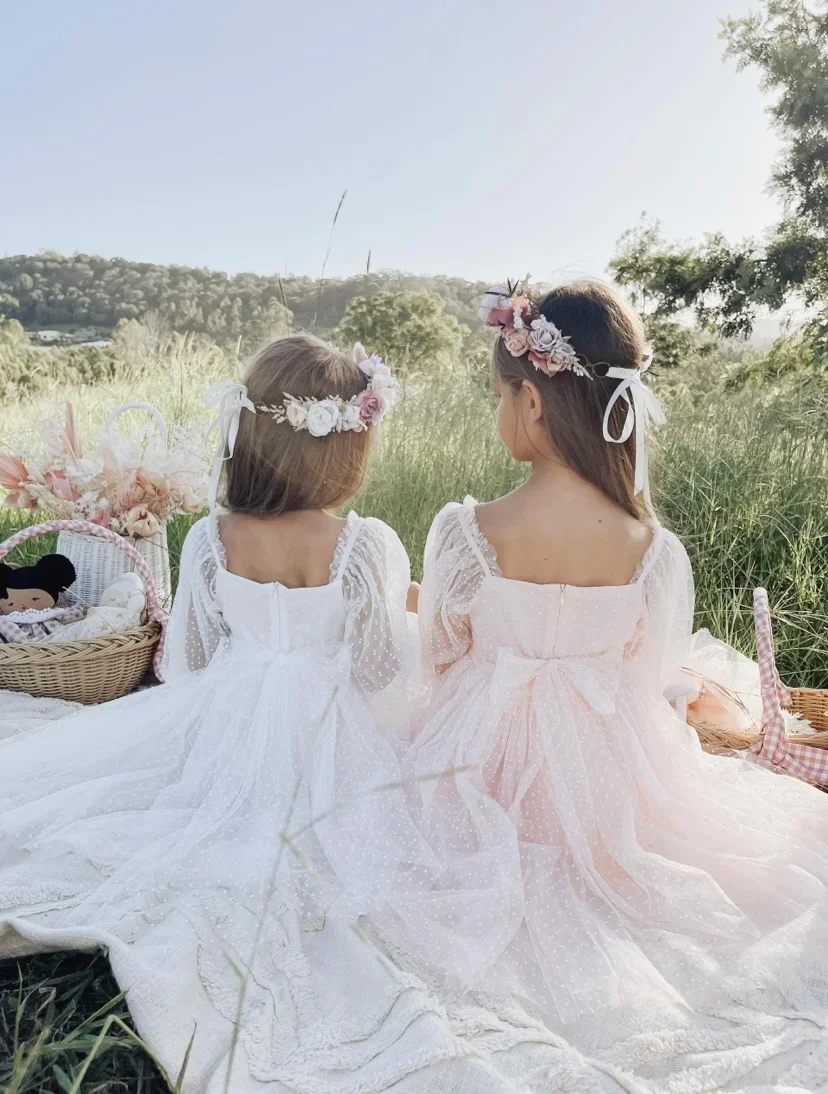 Robe Baptême Manche Longue – Image 6