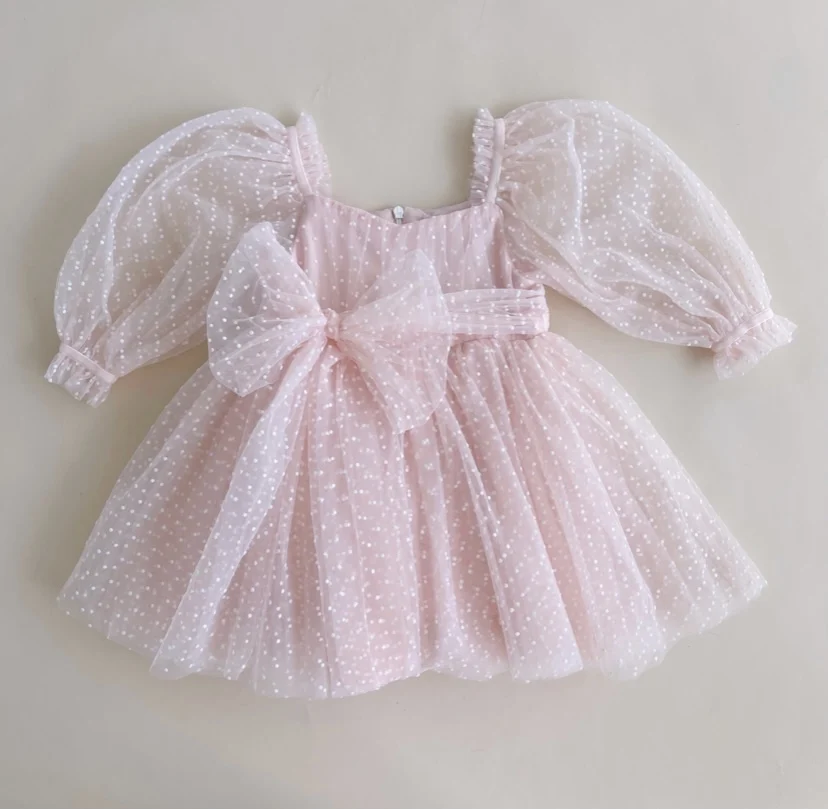 Robe Baptême Manche Longue – Image 8