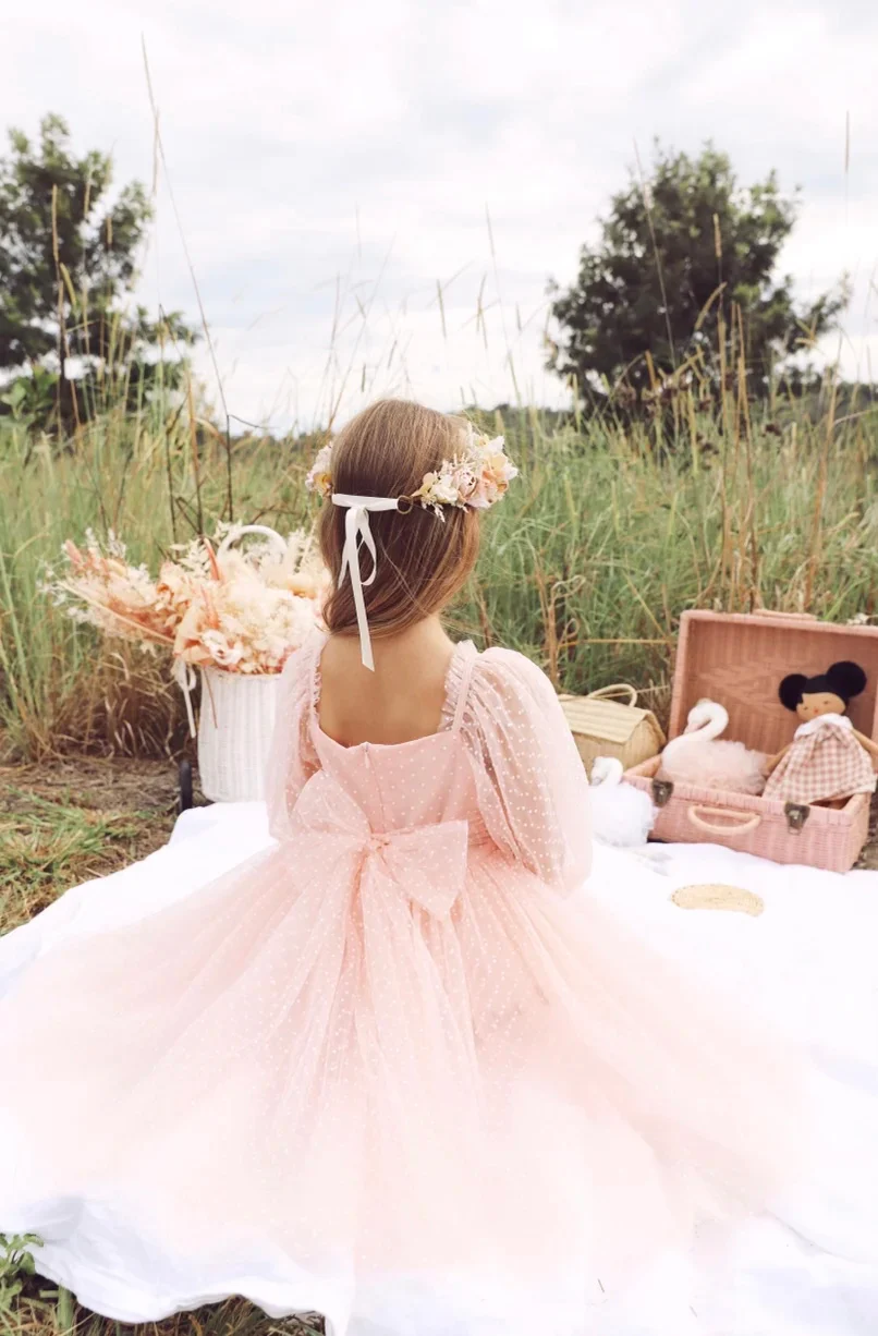 Robe Baptême Manche Longue – Image 5