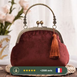 Sac années 30 en velours