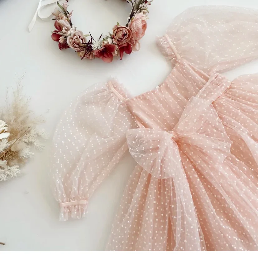 Robe Baptême Manche Longue – Image 7